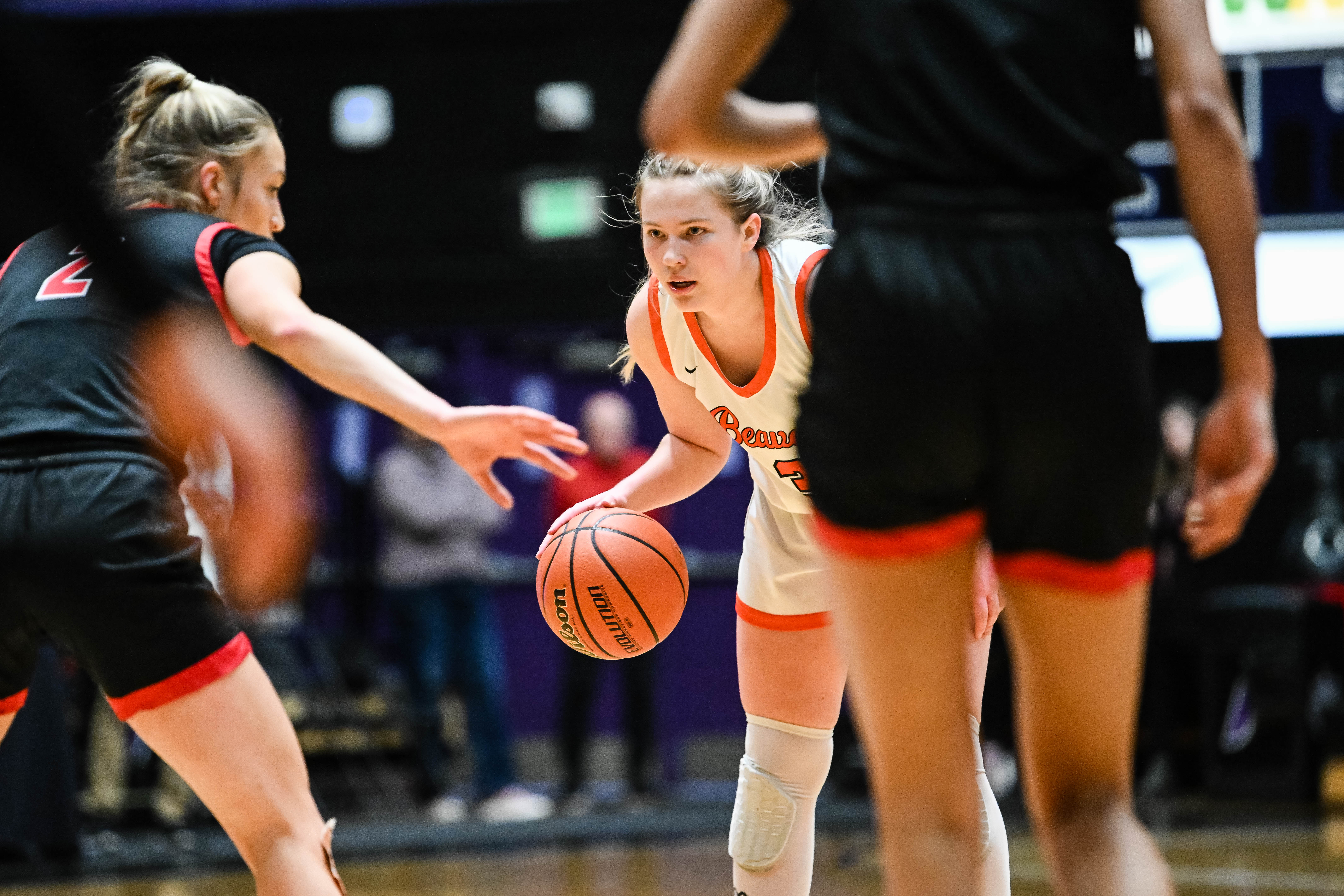 Clackamas Beaverton 6A Oregon girls basketball quarterfinal Naji Saker 1 -34